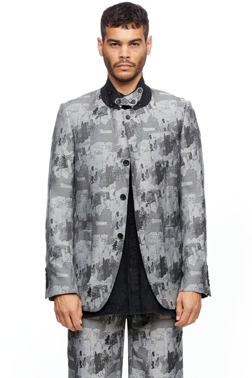 Bio Silver Neck Strap Blazer