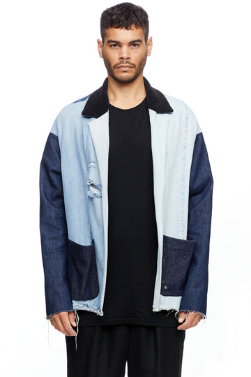 Reworked Denim Blazer