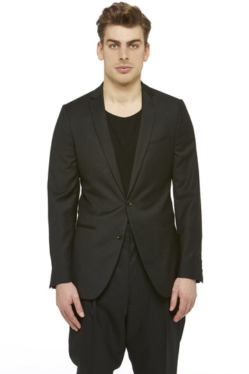 Black Two-Button Blazer