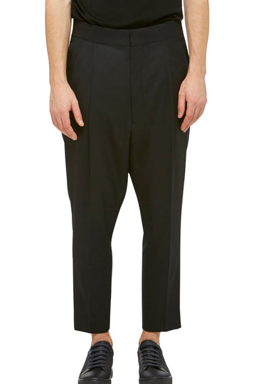 Black Drop Crotch Trouser