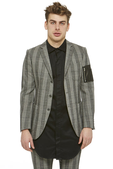 Grey Prince of Wales Blazer