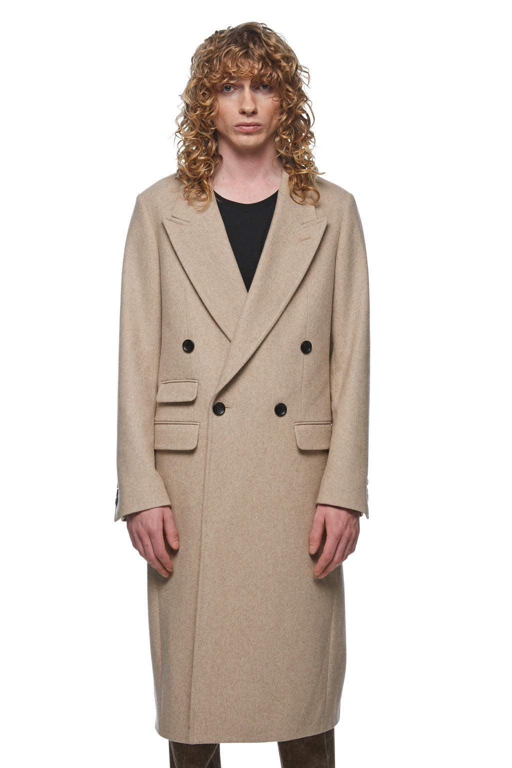 Mens oatmeal overcoat store