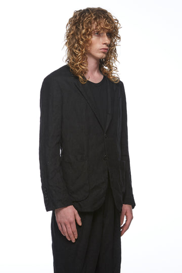 Single Breasted 3 Button Linen Blazer
