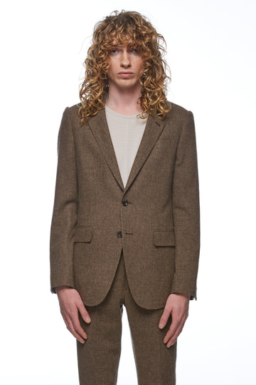 Hessian Single Breasted 2 Button Blazer