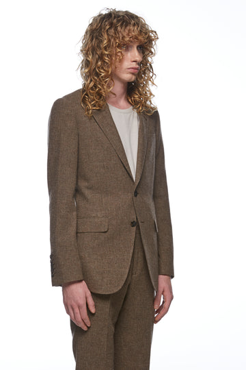 Hessian Single Breasted 2 Button Blazer