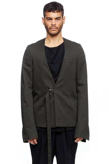 Green Belted Blazer