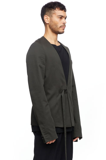 Green Belted Blazer