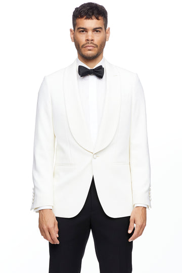 White Tuxedo Blazer