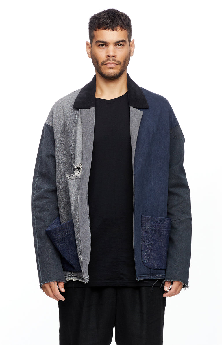 Reworked Denim Blazer