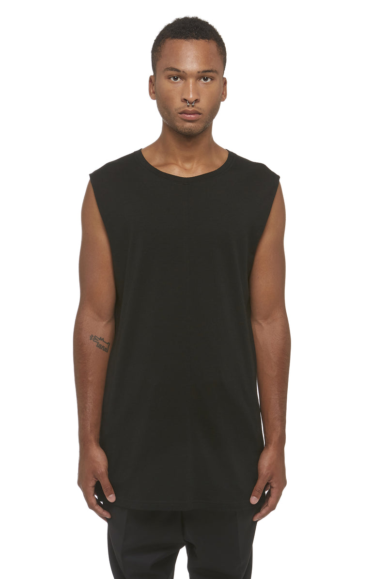 Black Merino Tank