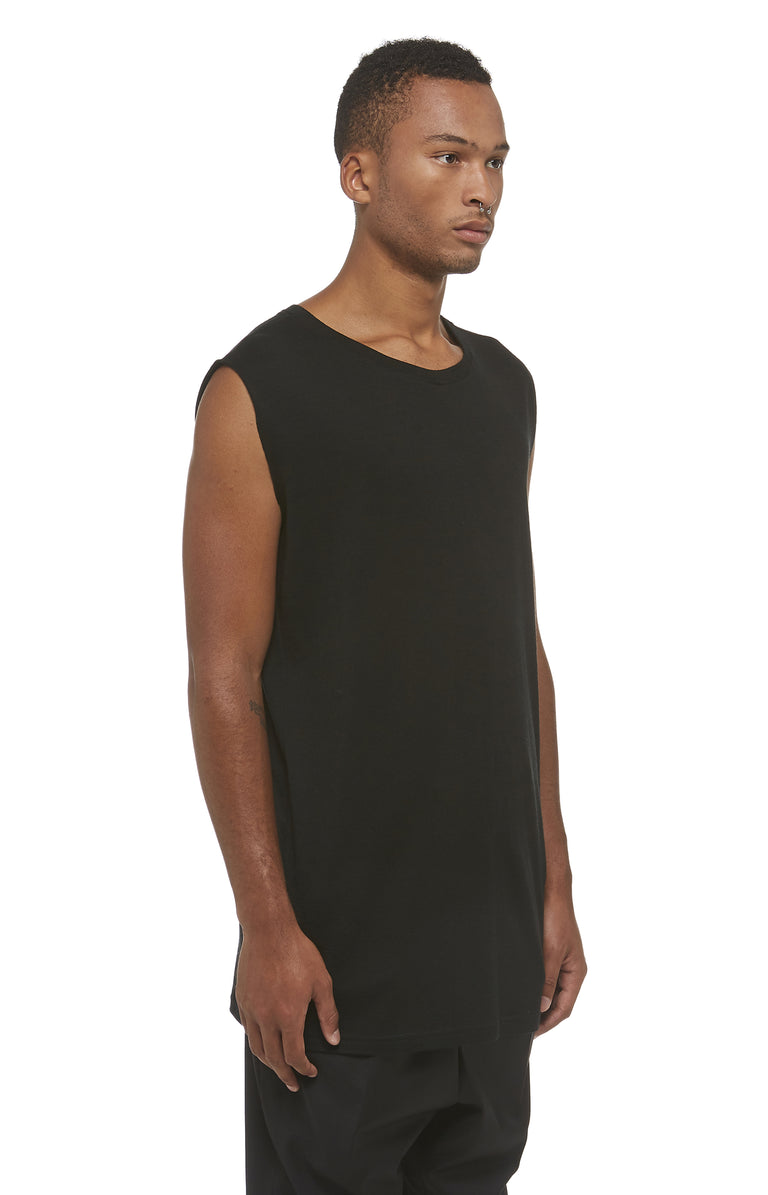 Black Merino Tank