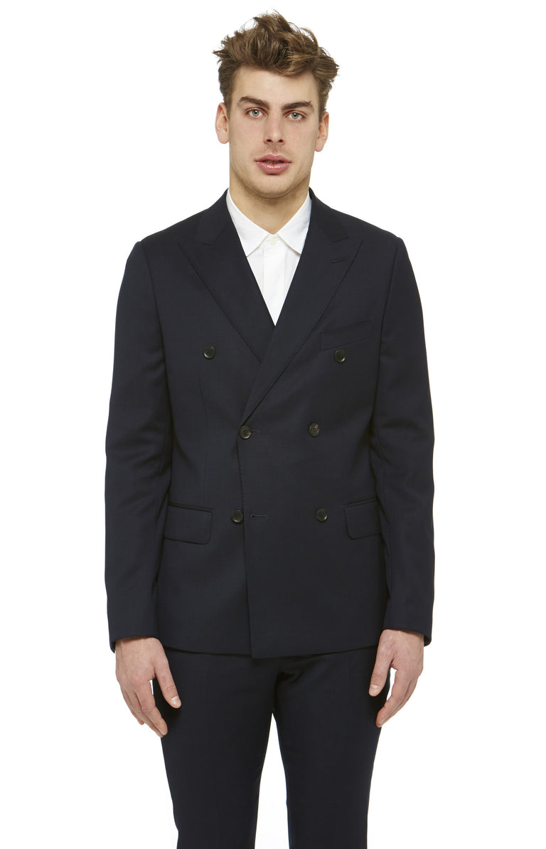 Navy Double Breasted Blazer