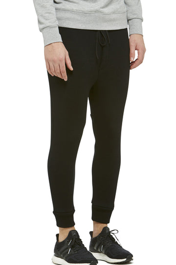 Black Merino Knit Long Johns