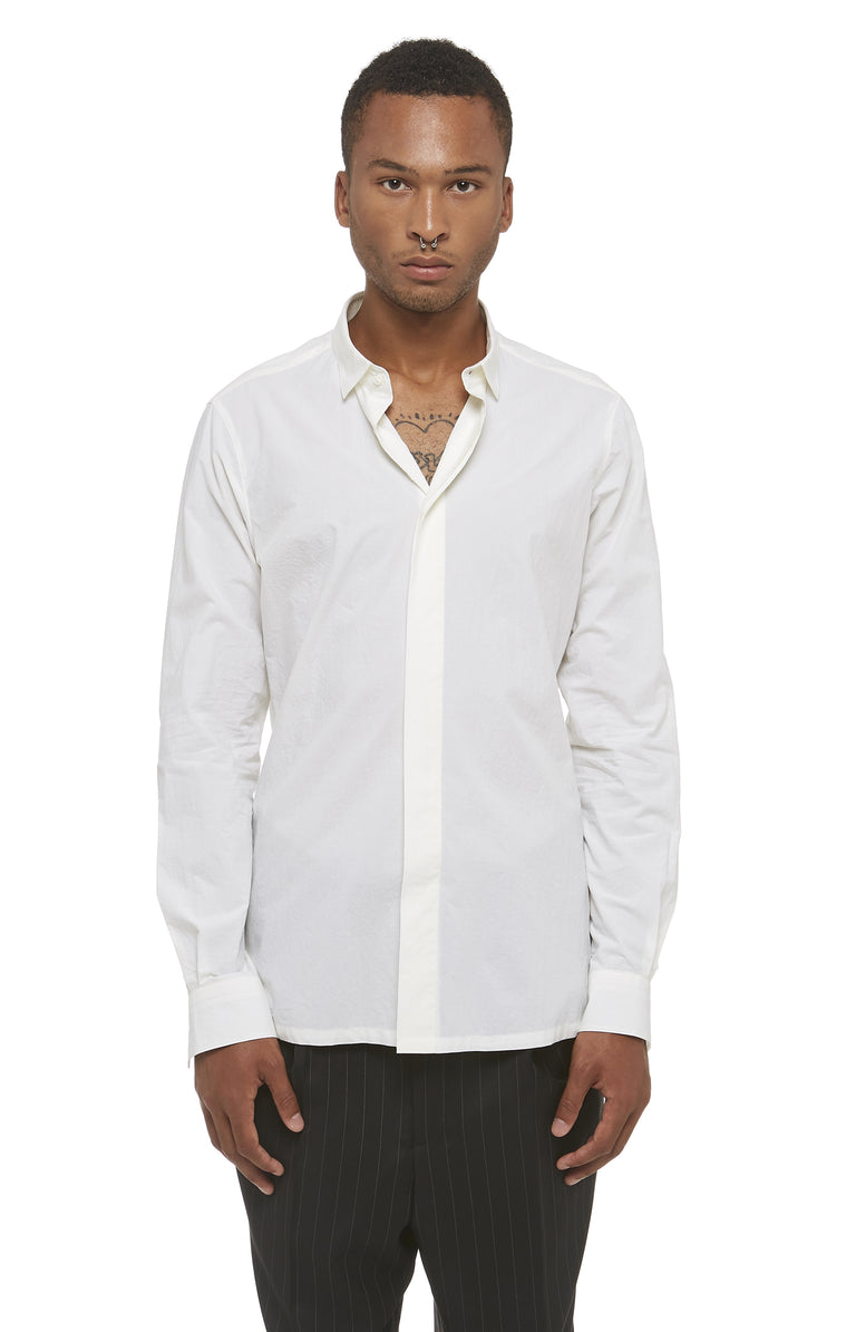 White Cotton Tempiboshi Shirt