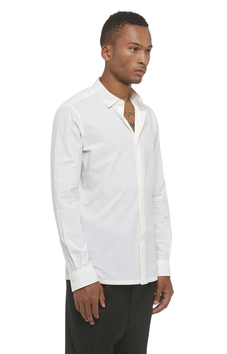 White Cotton Tempiboshi Shirt