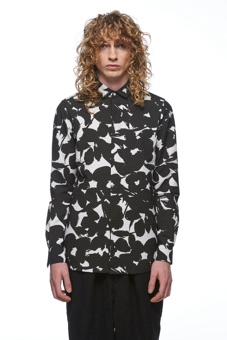 Jacquard Long Sleeve Shirt