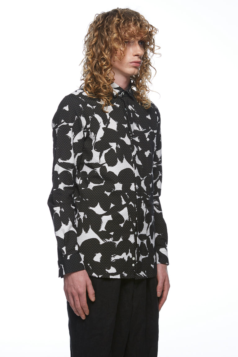 Jacquard Long Sleeve Shirt